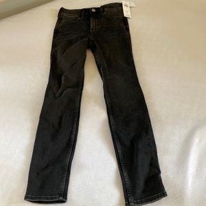 black abercrombie kids skinny jeans